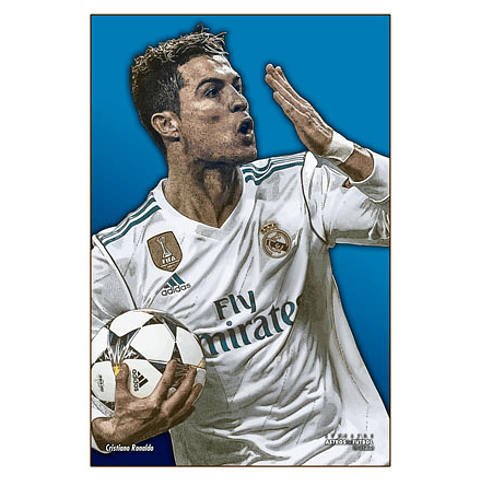 POSTERS - ASTROS DEL FUTBOL: Cristiano Ronaldo - RM