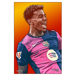 POSTERS - ASTROS DEL FUTBOL: Lamine Yamal