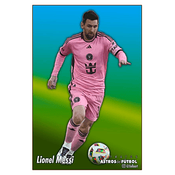 POSTERS - ASTROS DEL FUTBOL: Messi - Mia 2
