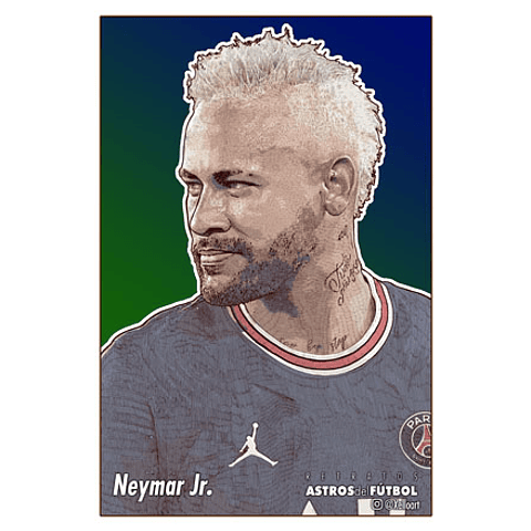 POSTERS - ASTROS DEL FUTBOL: Neymar
