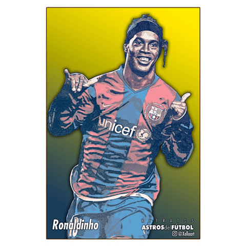POSTERS - ASTROS DEL FUTBOL: Ronaldinho