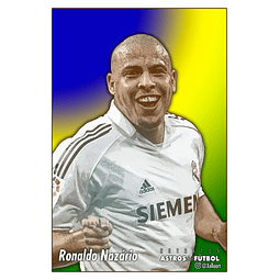 POSTERS - ASTROS DEL FUTBOL: Ronaldo Nazário