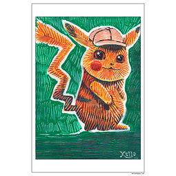 AFICHE FAN ART- PIKACHU