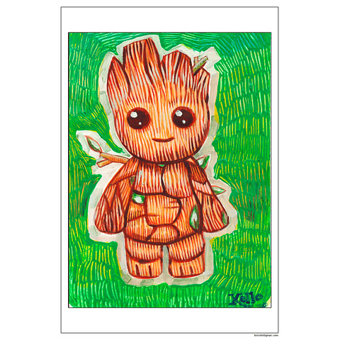  AFICHE FAN ART - GROOT