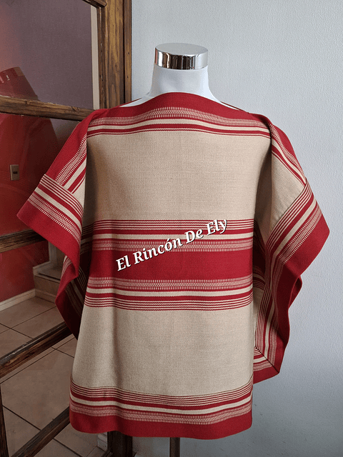 Manta de Huaso Adulto - 3 Hebras de Hilo Algodón