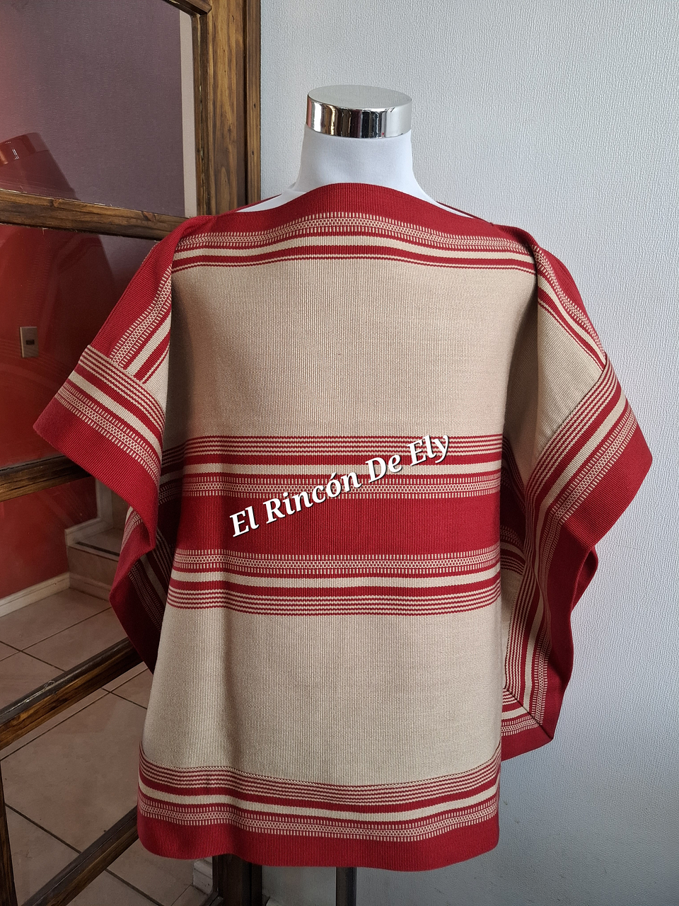 Manta de Huaso Adulto - 3 Hebras de Hilo Algodón 1