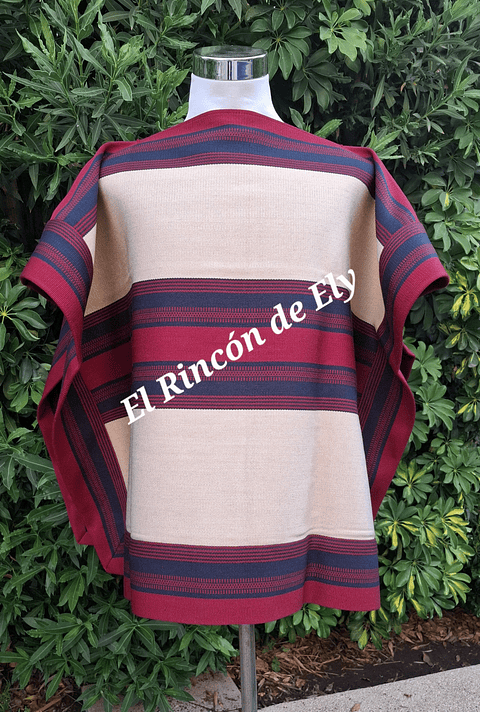 Manta de Huaso Adulto - 3 Hebras de Hilo Algodón