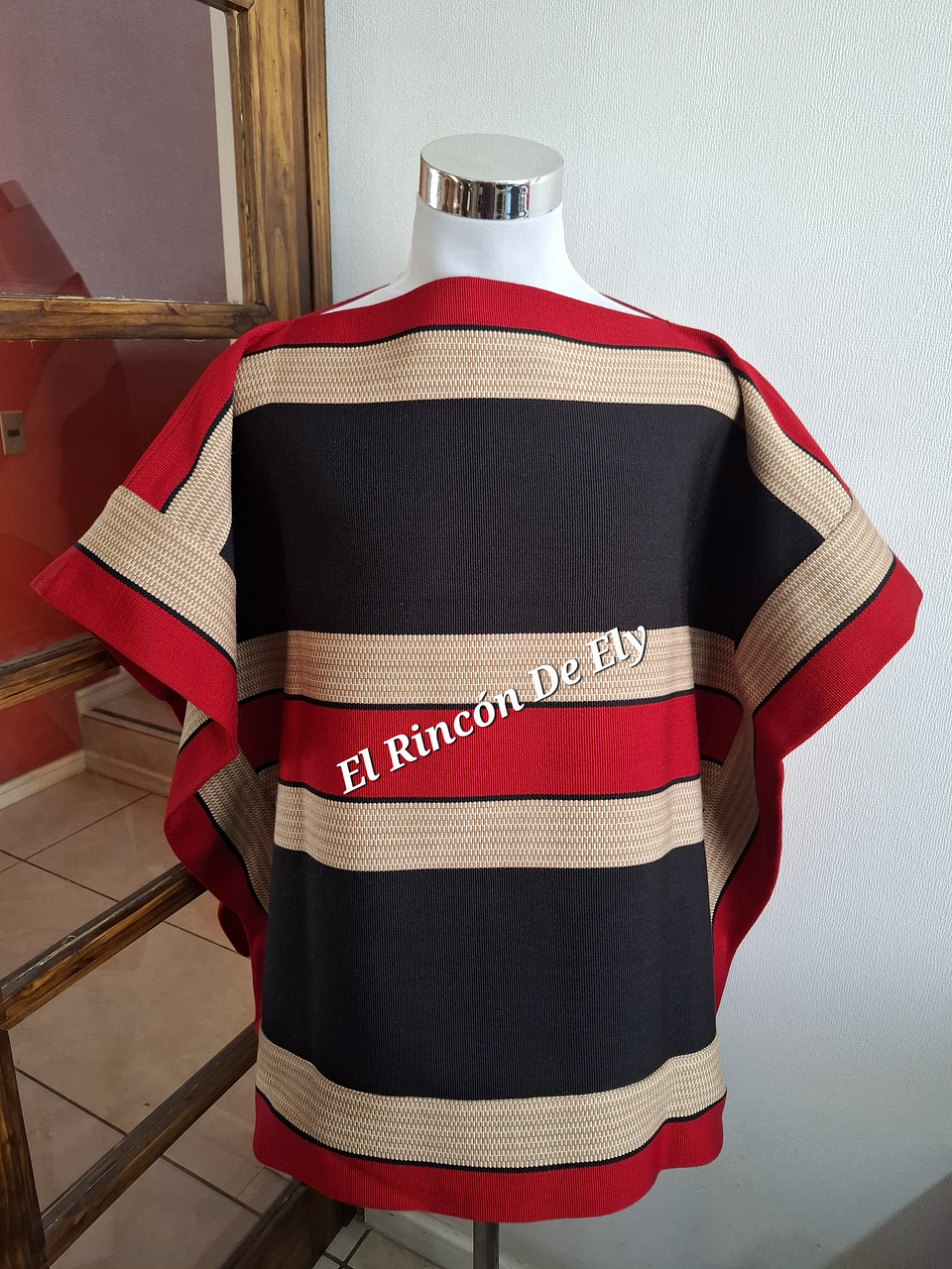 Manta de Huaso Adulto - 3 Hebras de Hilo Algodón 1