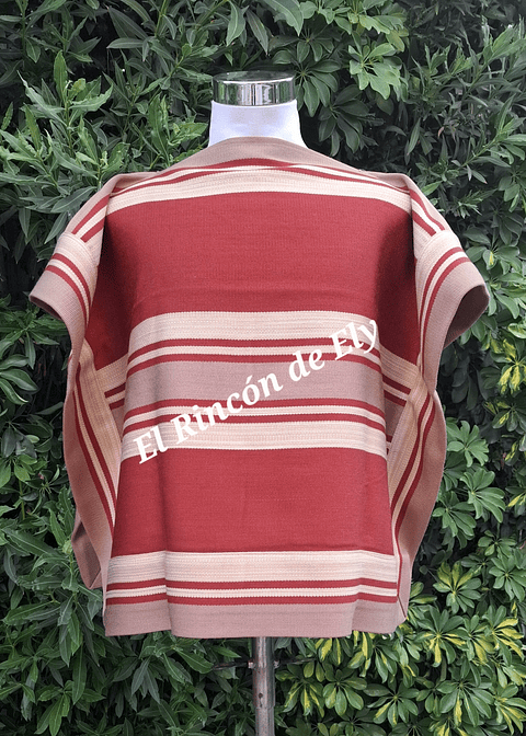 Manta de Huaso Adulto - 3 Hebras de Hilo Algodón