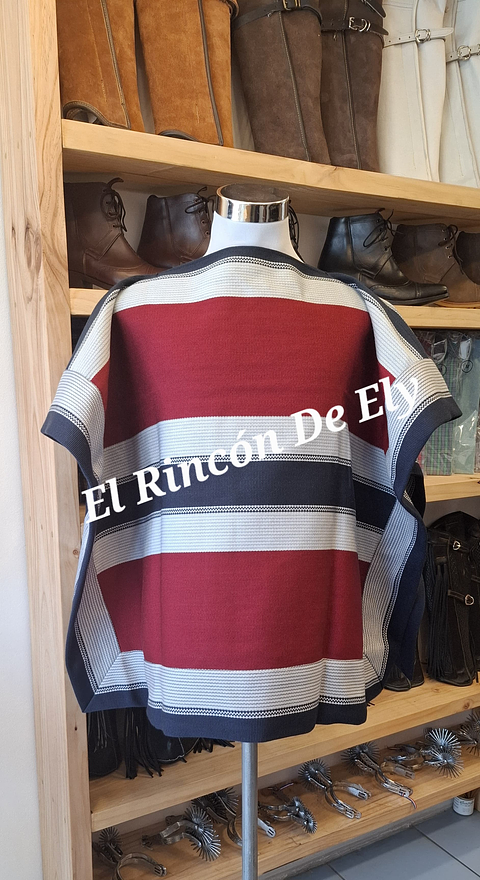 Manta de Huaso Adulto - 3 Hebras de Hilo Algodón