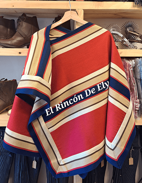 Manta de Huaso Adulto - 3 Hebras de Hilo Algodón