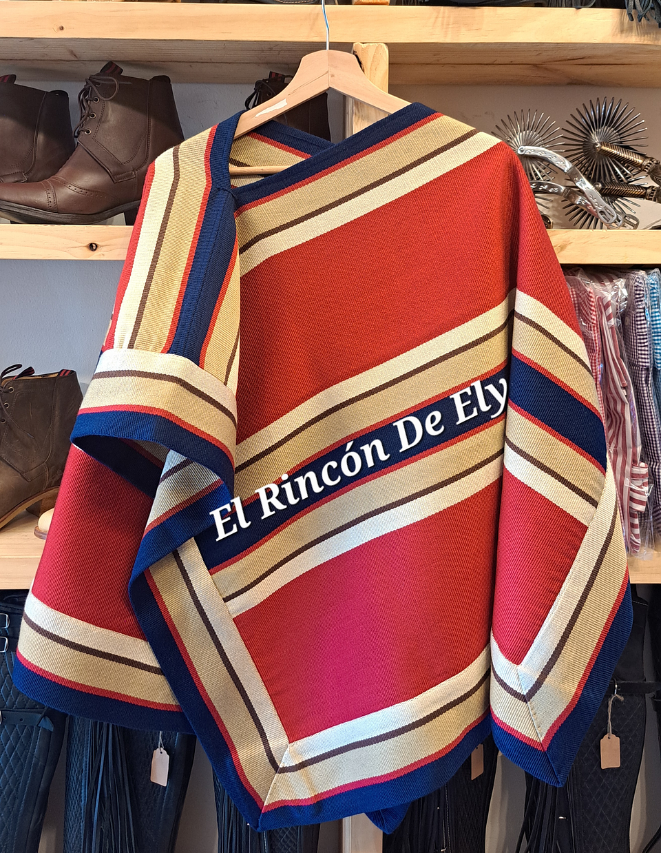 Manta de Huaso Adulto - 3 Hebras de Hilo Algodón 1