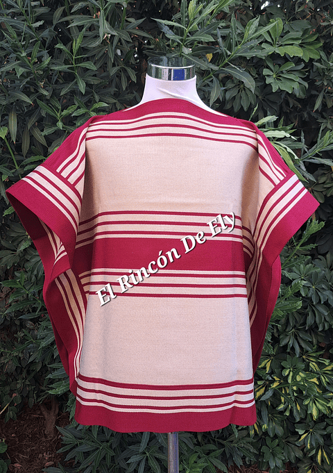 Manta de Huaso Adulto - 3 Hebras de Hilo Algodón