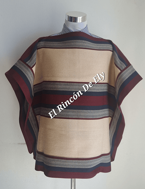 Manta de Huaso Adulto - 3 Hebras de Hilo Algodón