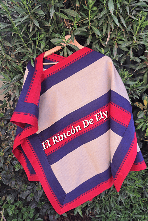 Manta de Huaso Adulto - 3 Hebras de Hilo Algodón