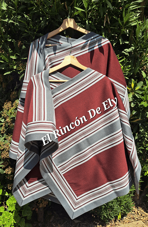 Manta de Huaso Adulto - 3 Hebras de Hilo Algodón