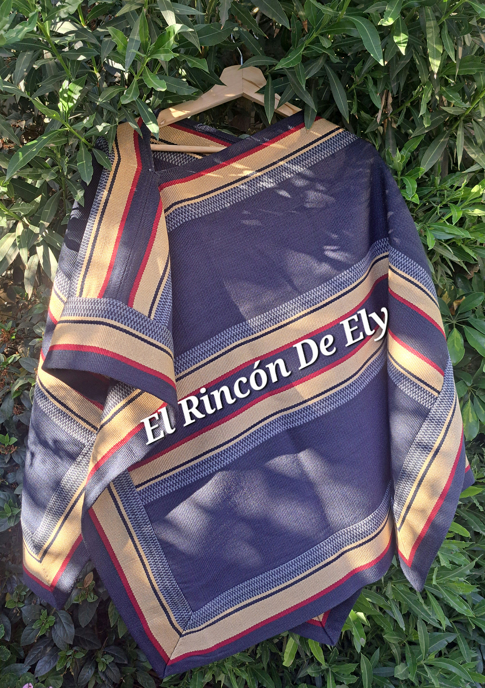 Manta de Huaso Adulto - 3 Hebras de Hilo Algodón 1