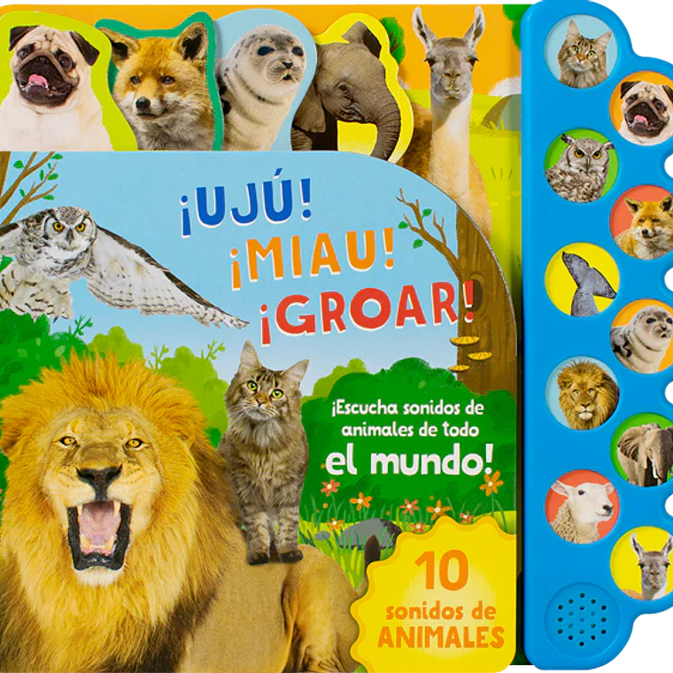 10 Sonidos de animales ¡Ujú! ¡Miau! ¡Groar! 1