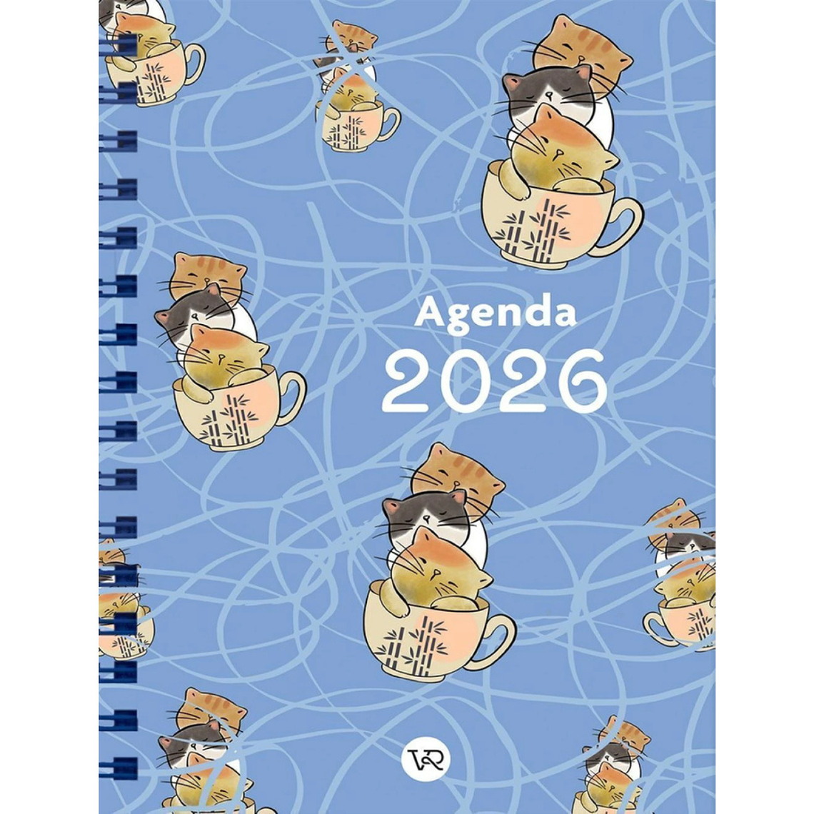 Agenda Genérica 2026 GATOS (DOS PAGINAS POR SEMANA) (ANILLADA)  1