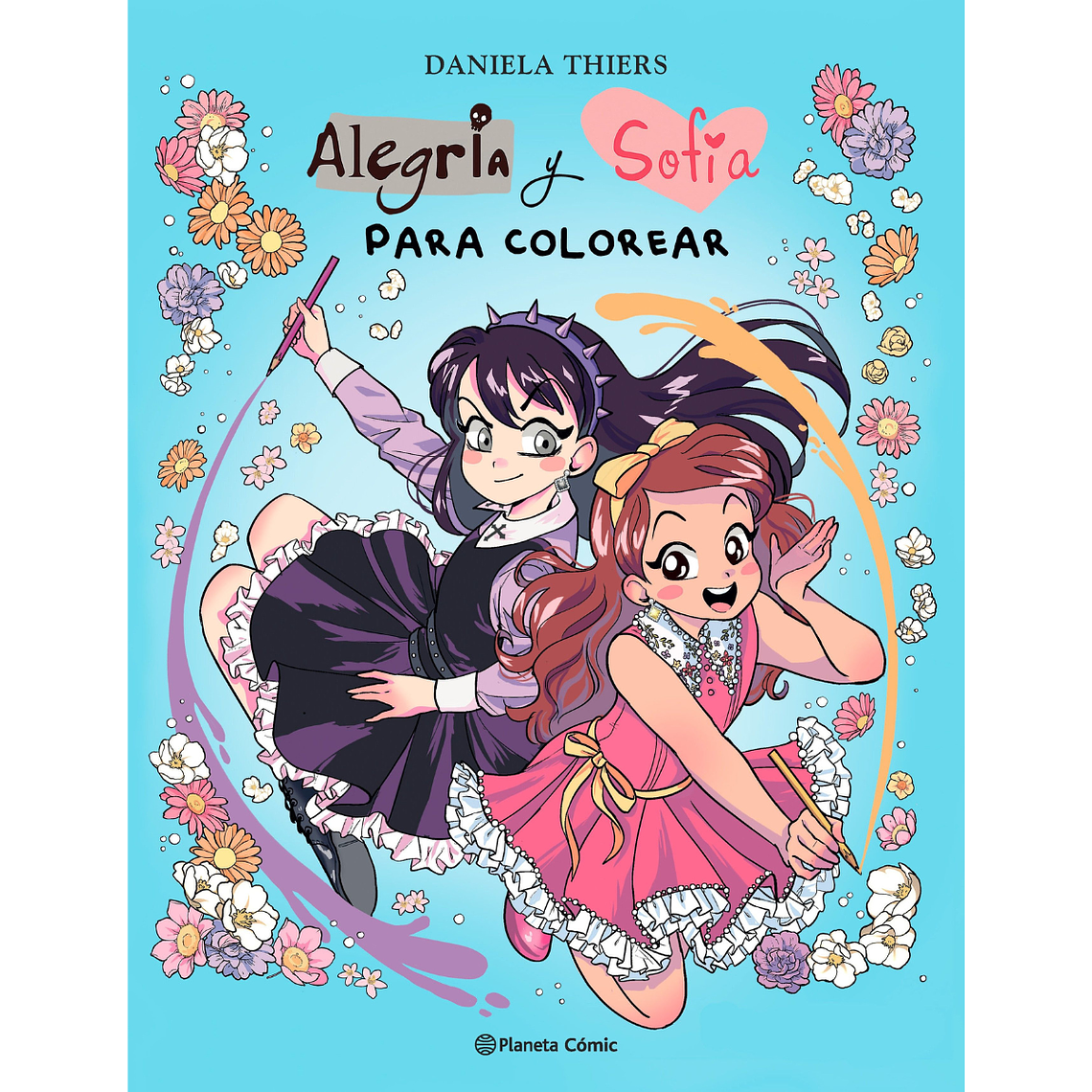 Alegría y Sofía para colorear 1