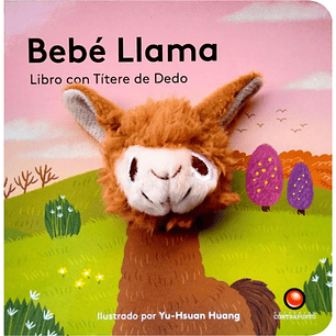 Libro con títere de dedo. Bebé Llama