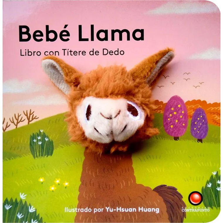 Libro con títere de dedo. Bebé Llama 1