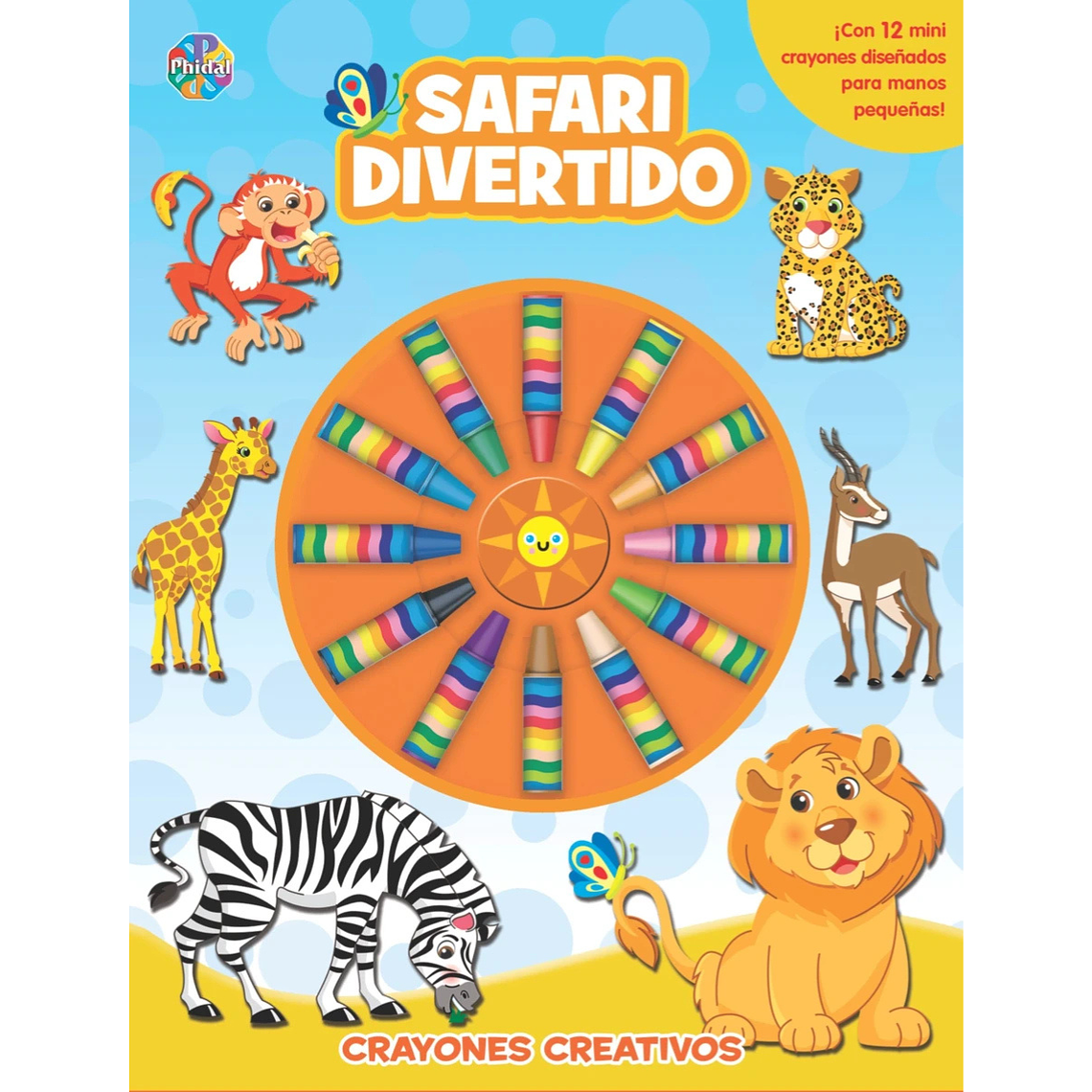 Safari divertido crayones creativos 1