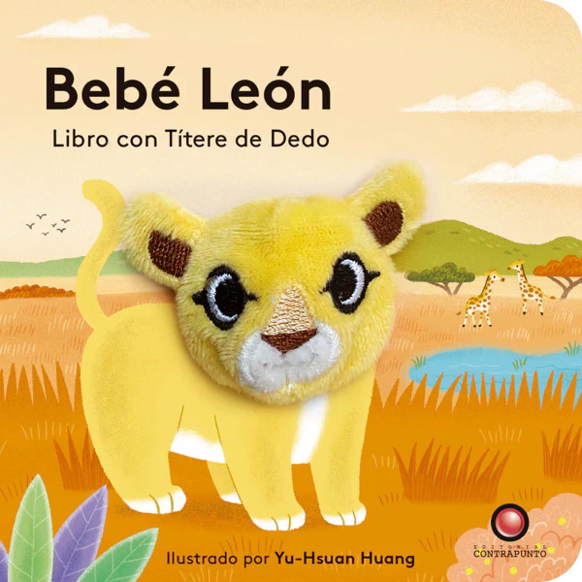 Libro con títere de dedo. Bebé León 1