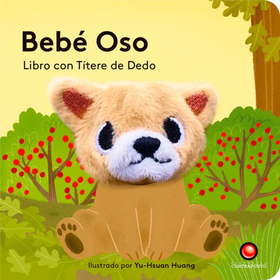 Libro con títere de dedo. Bebé Oso 1