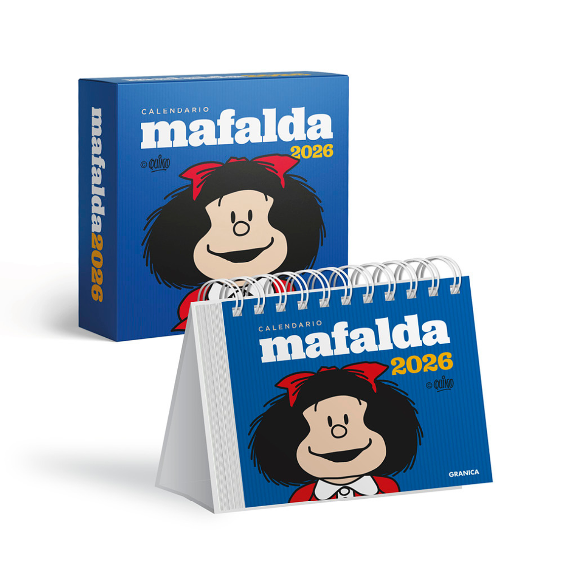 Mafalda 2026 Calendario Caja - Azul 1
