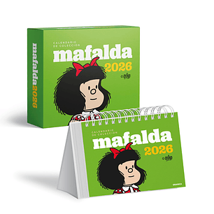 Mafalda 2026 Calendario Verde de colección