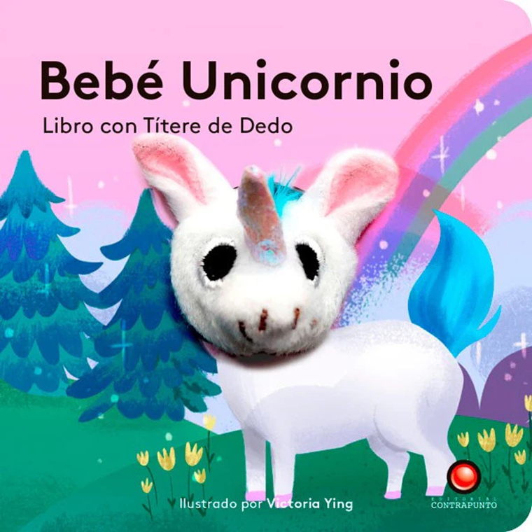 Libro con títere de dedo. Bebé Unicornio 1