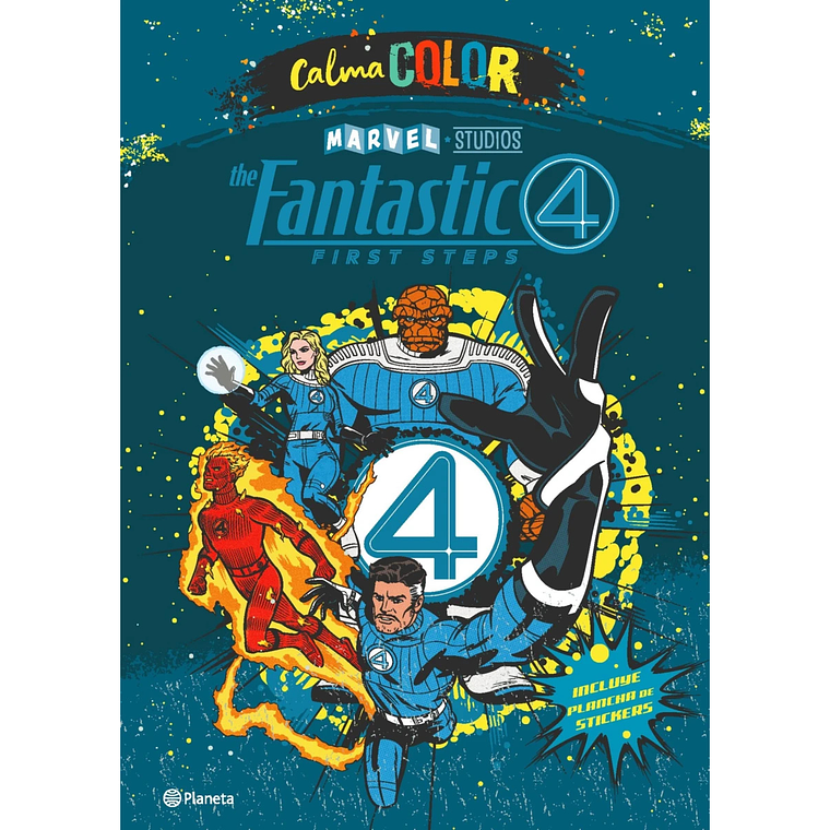 Calma Color. Los 4 Fantásticos. Primeros pasos 1