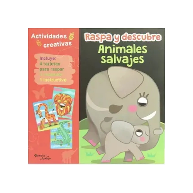 Raspa Y Descubre Animales Salvajes 1