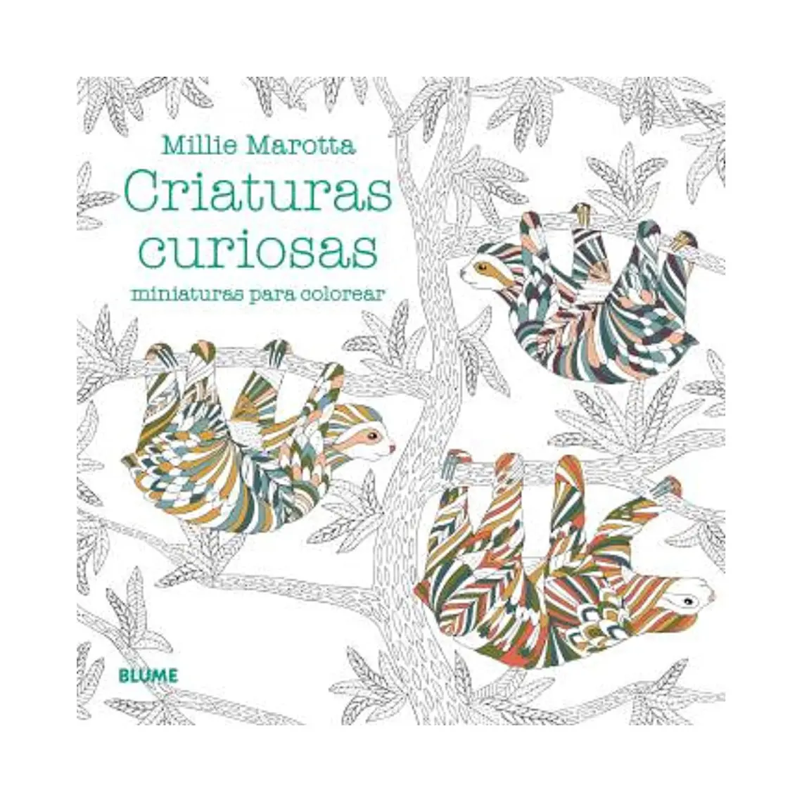 Criaturas curiosas. Miniaturas para colorear - Millie Marotta 1