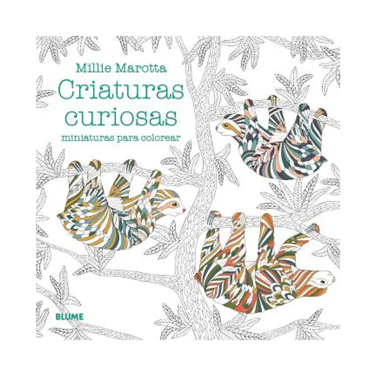 Criaturas curiosas. Miniaturas para colorear - Millie Marotta 1