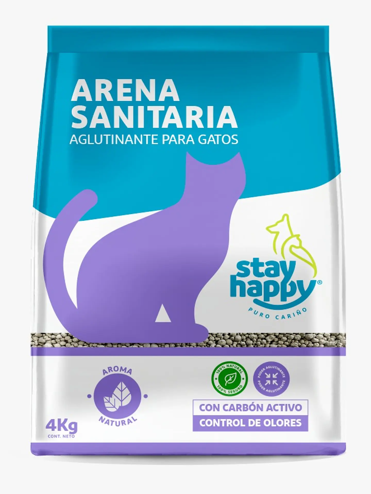 Stay Happy Arena Sanitaria Sin Aroma  2