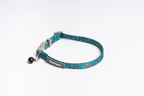 Collar de gato FuzzYard Peacat 