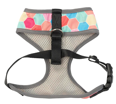 FuzzYard The Hive – Arnés Ajustable y Acolchado para Perros