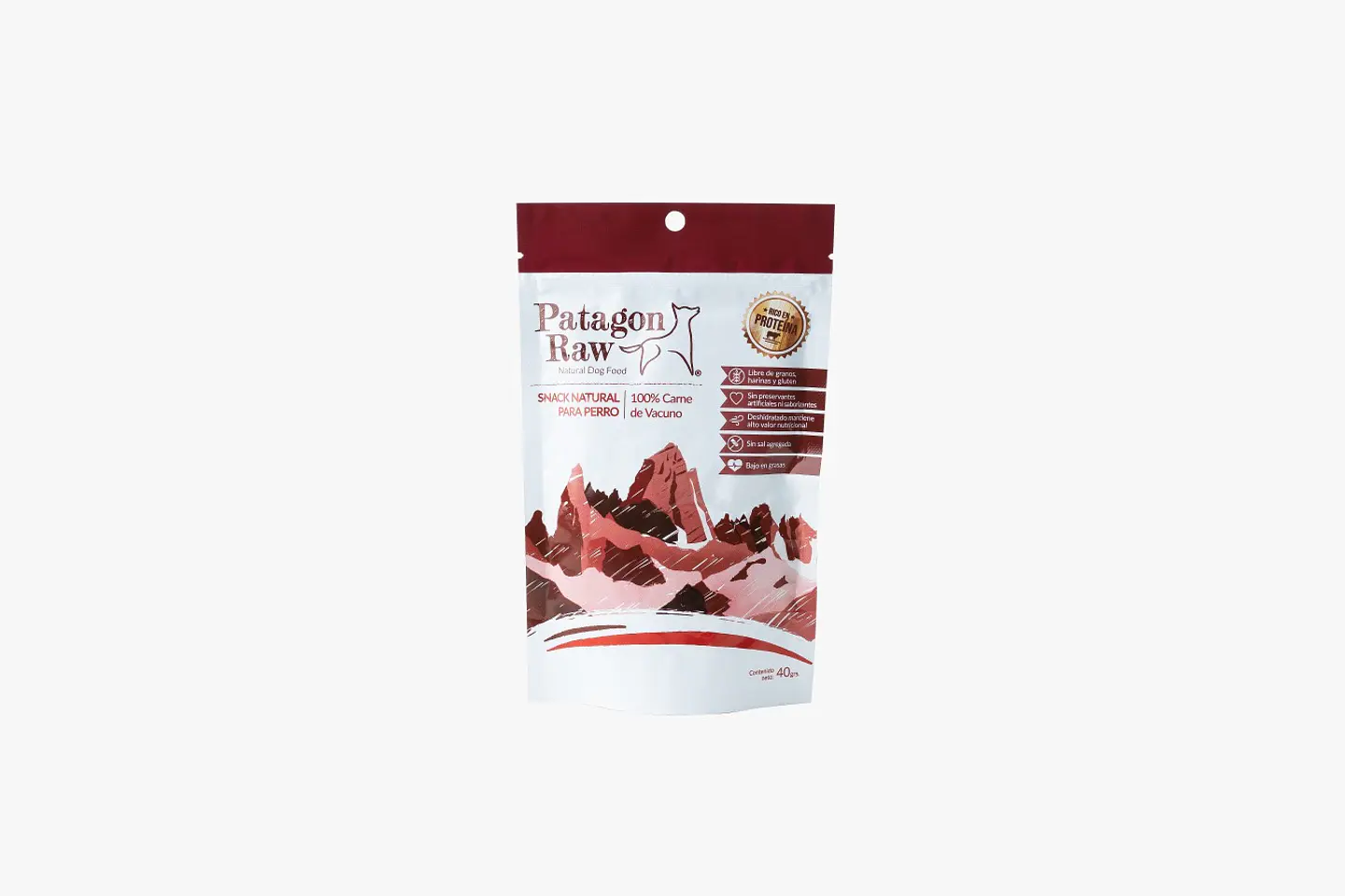 Snack para perro Patagon Raw de Vacuno 40g 1