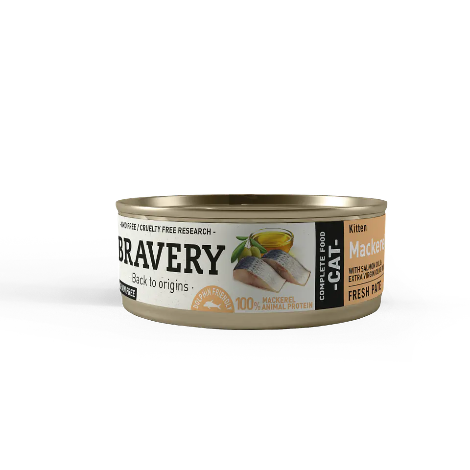 Bravery Mackerel kitten wet food 1