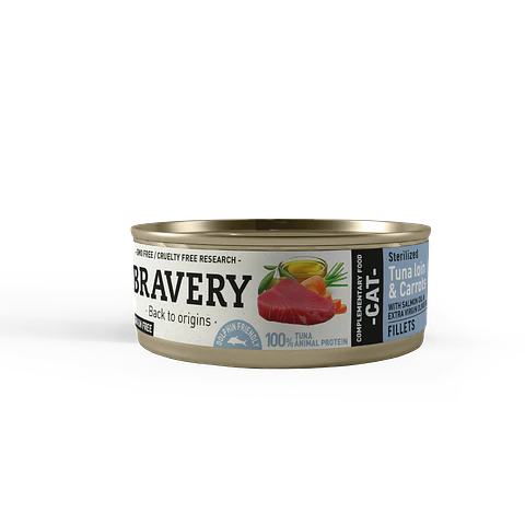 Bravery Tuna Loin and carrots Sterilized Cat Wet Food 