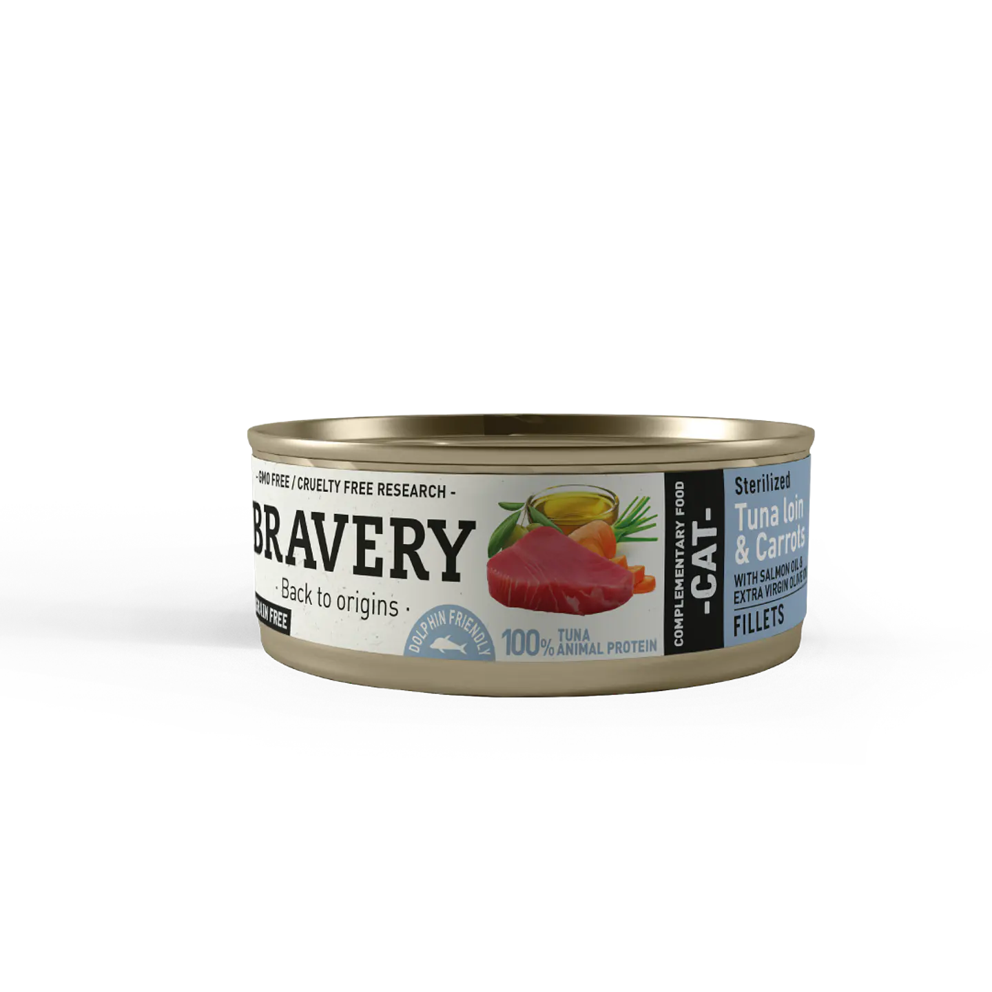 Bravery Tuna Loin and carrots Sterilized Cat Wet Food  1