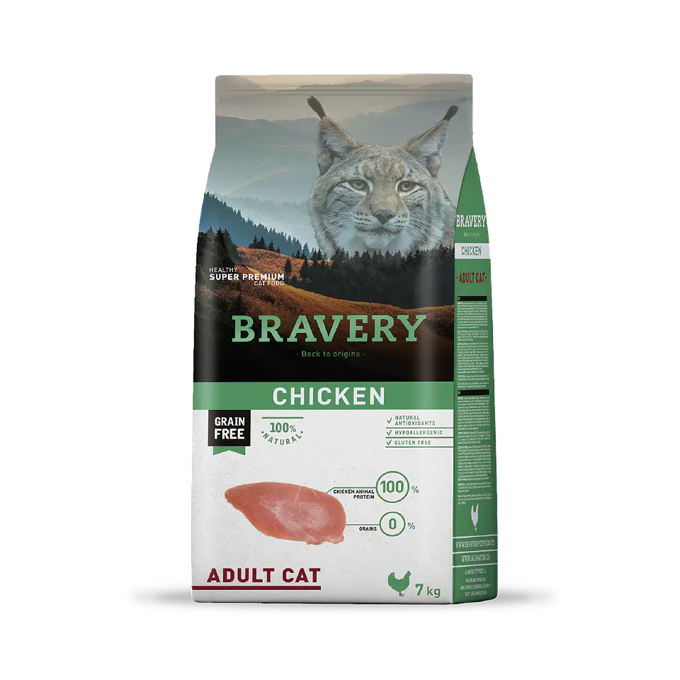 Bravery Chicken Adult Cat  1