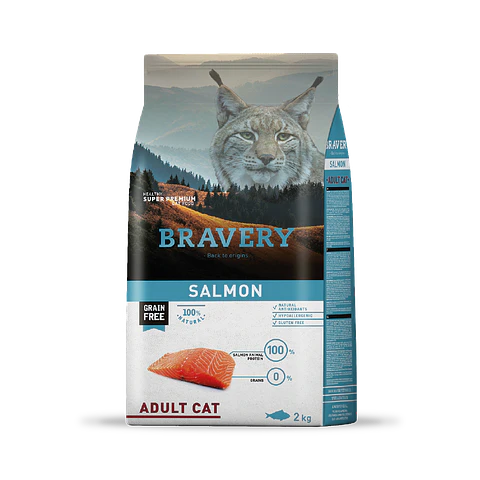 Bravery Salmon Adult Cat