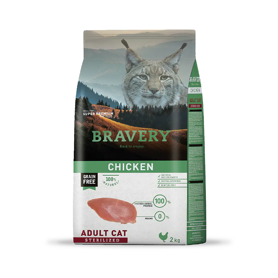 Bravery Chicken Adult Cat Sterilized  1