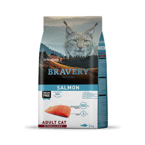 Bravery Salmon Adult Cat Sterilized
