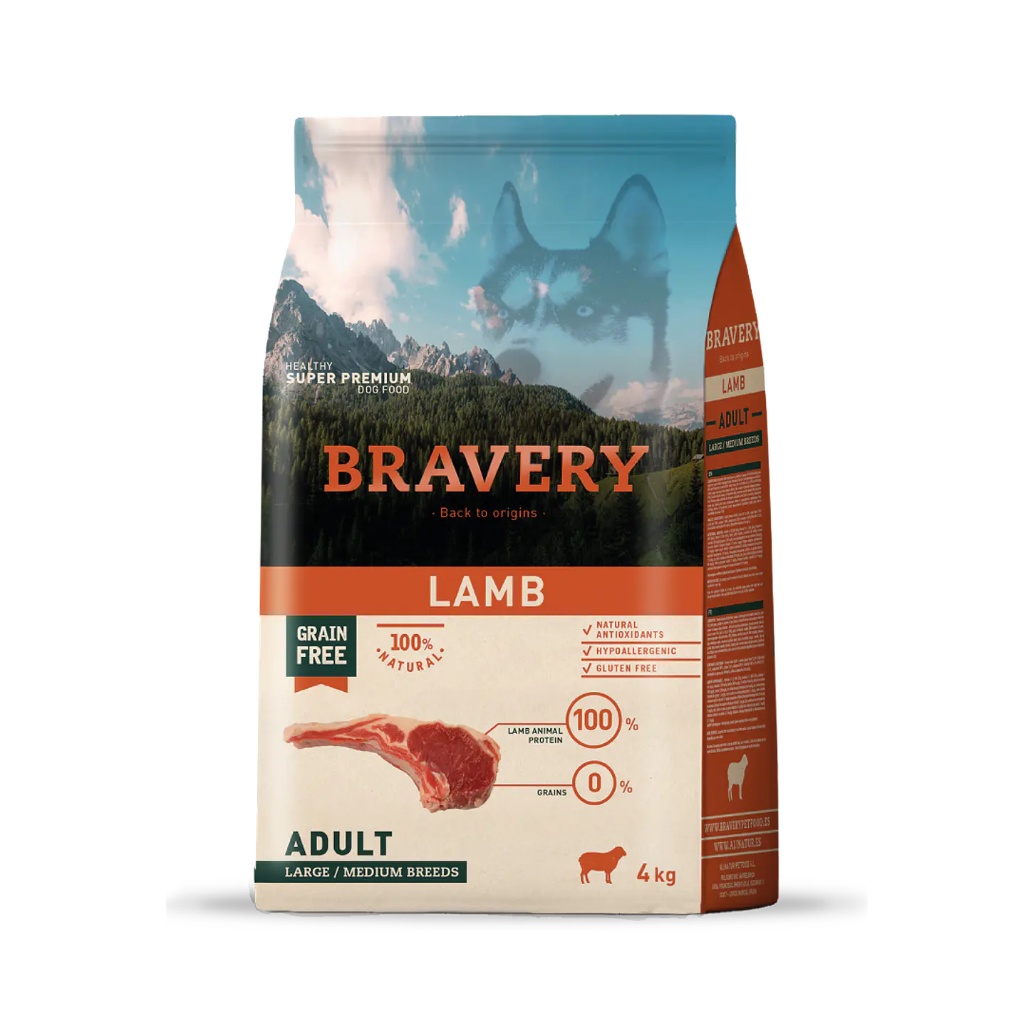 Bravery Lamb Adulto Medium/Large  1