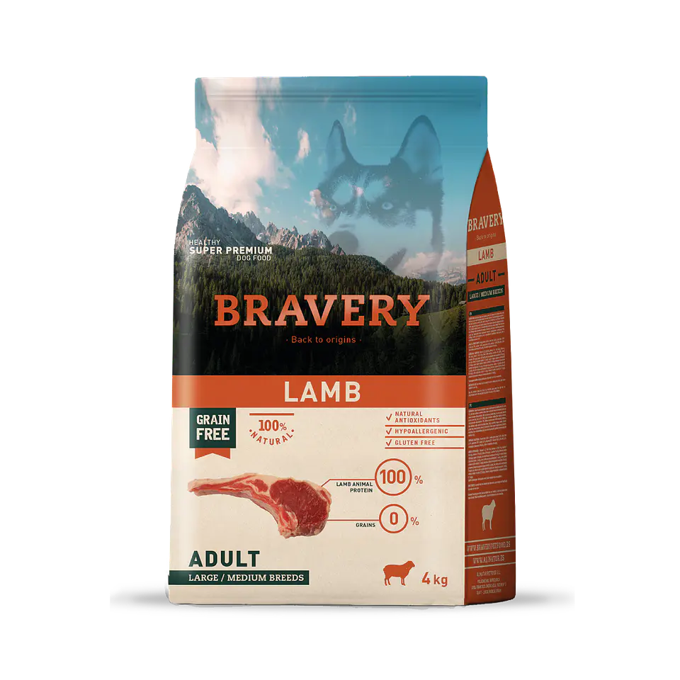 Bravery Lamb Adulto Medium/Large  1