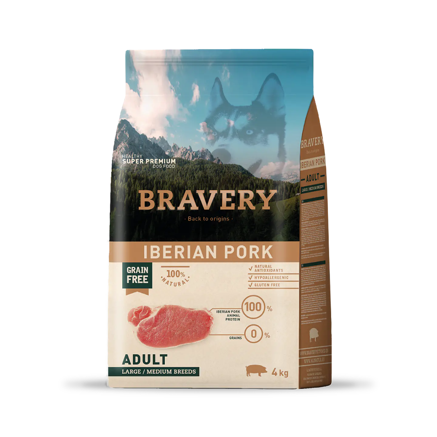 Bravery Iberian Pork Adulto Medium/Large 2